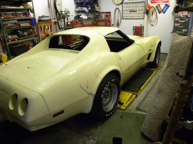 1974 Yellow now but Factory is Silver Chevrolet Corvette Coupe
