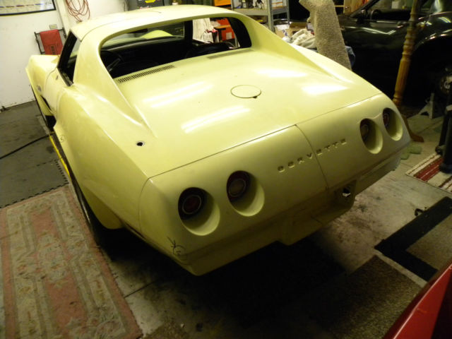 1974 Yellow now but Factory is Silver Chevrolet Corvette Coupe