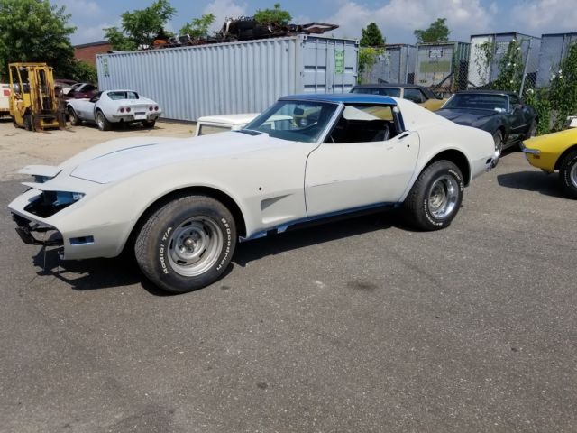 1974 Blue Chevrolet Corvette Coupe