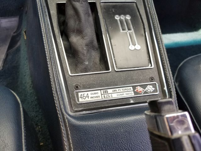 1974 Blue Chevrolet Corvette Coupe