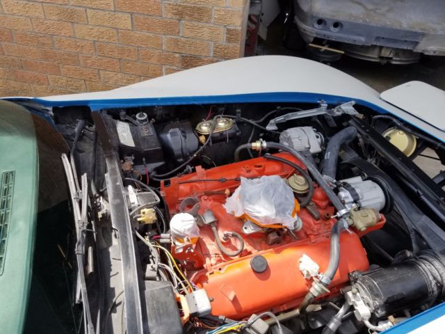 1974 Blue Chevrolet Corvette Coupe