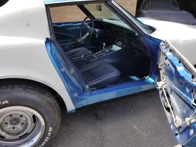 1974 Blue Chevrolet Corvette Coupe