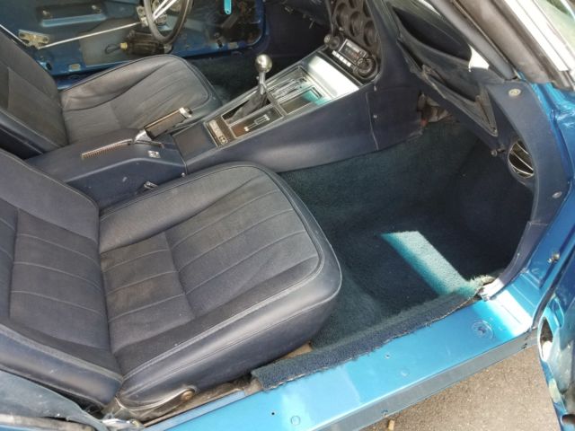 1974 Blue Chevrolet Corvette Coupe