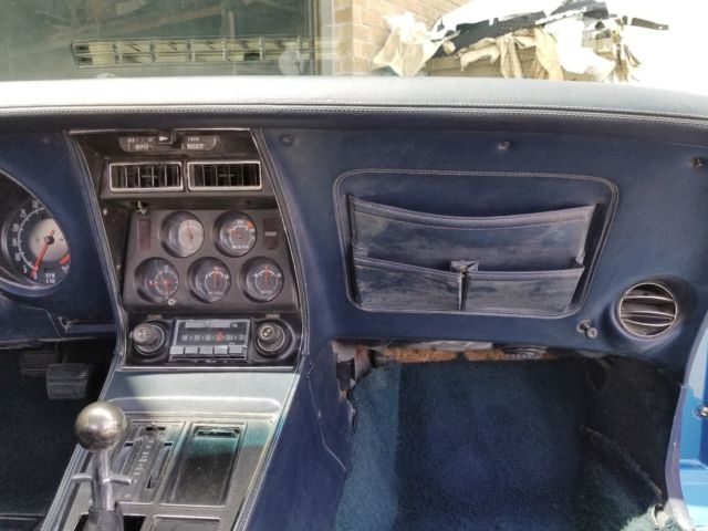 1974 Blue Chevrolet Corvette Coupe