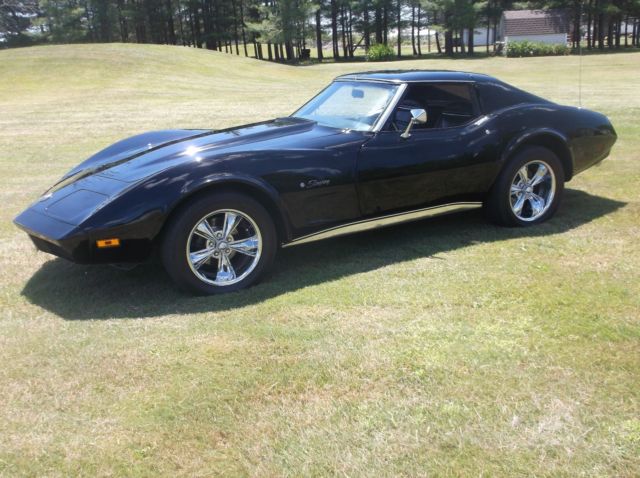 1974 Black Chevrolet Corvette Coupe