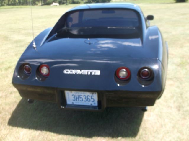 1974 Black Chevrolet Corvette Coupe