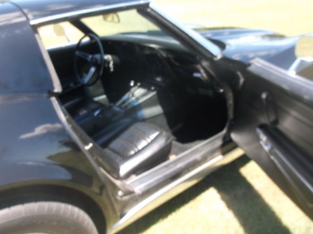 1974 Black Chevrolet Corvette Coupe