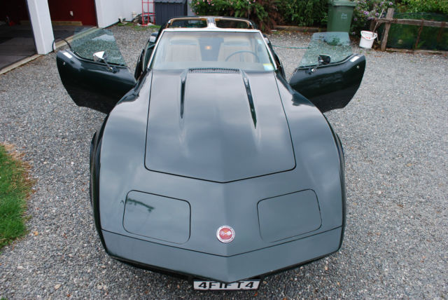 1974 Green Chevrolet Corvette Convertible