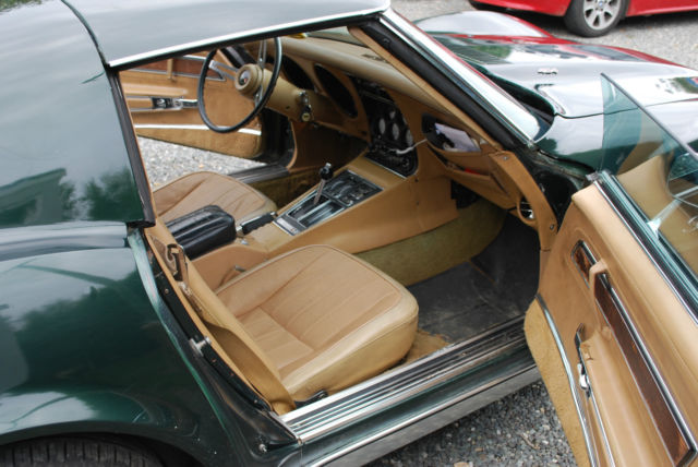 1974 Green Chevrolet Corvette Convertible