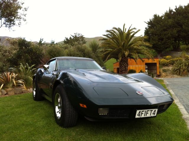 1974 Green Chevrolet Corvette Convertible