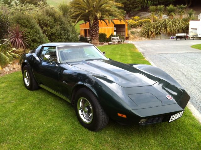 1974 Green Chevrolet Corvette Convertible
