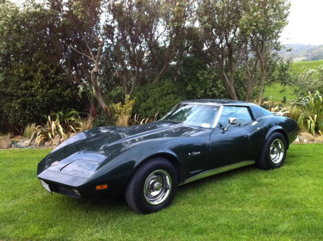 1974 Green Chevrolet Corvette Convertible