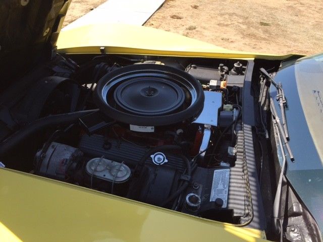 1974 Yellow Chevrolet Corvette Coupe