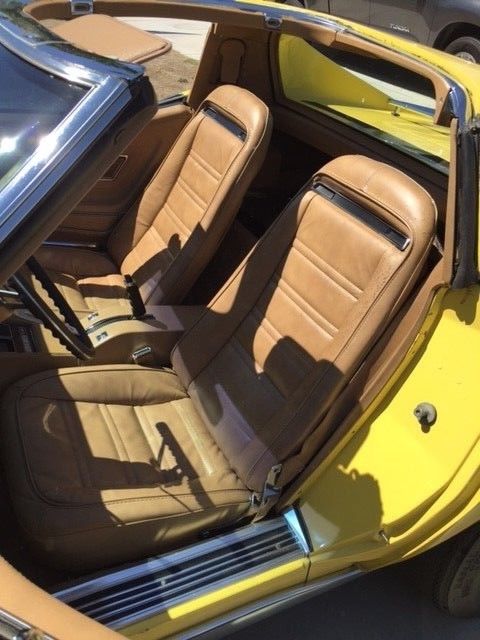 1974 Yellow Chevrolet Corvette Coupe