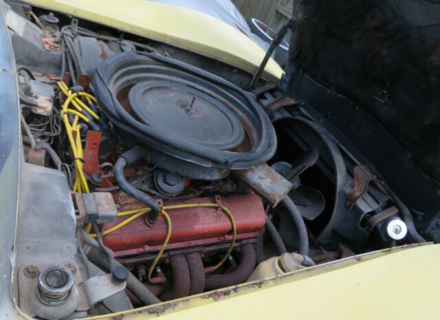 1974 Yellow Chevrolet Corvette Coupe T TOP