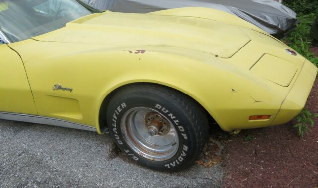 1974 Yellow Chevrolet Corvette Coupe T TOP