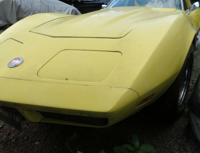 1974 Yellow Chevrolet Corvette Coupe T TOP