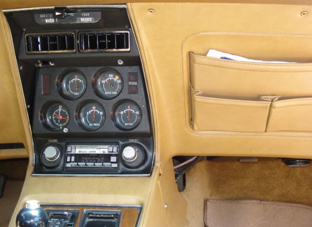 1974 Orange Chevrolet Corvette