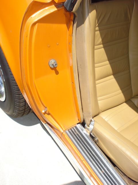 1974 Orange Chevrolet Corvette