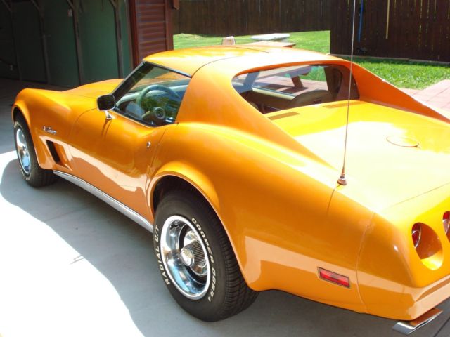 1974 Orange Chevrolet Corvette