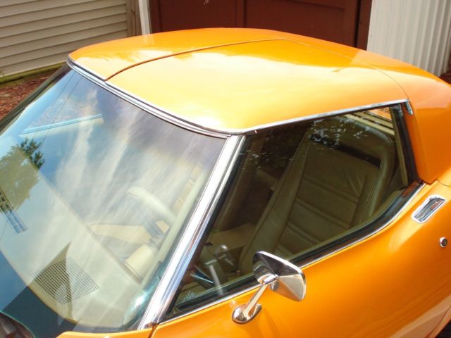 1974 Orange Chevrolet Corvette