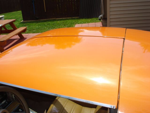 1974 Orange Chevrolet Corvette