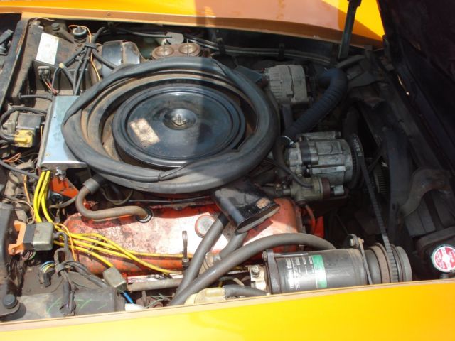 1974 Orange Chevrolet Corvette