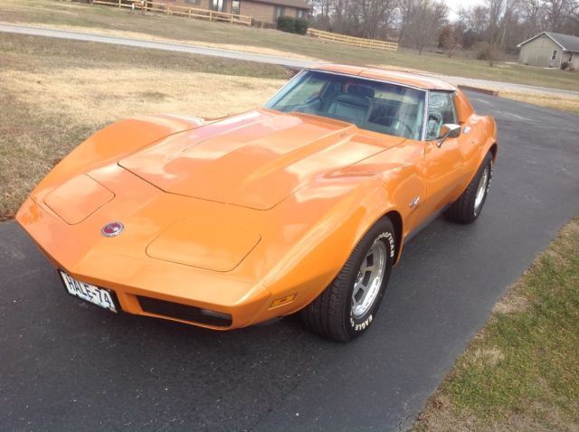 1974 Ontario Orange Chevrolet Corvette Coupe