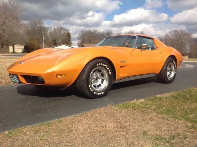 1974 Ontario Orange Chevrolet Corvette Coupe