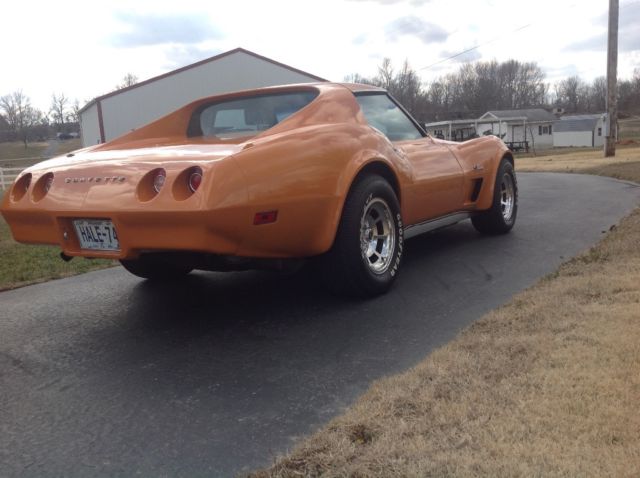 1974 Ontario Orange Chevrolet Corvette Coupe