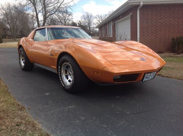 1974 Ontario Orange Chevrolet Corvette Coupe