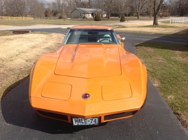 1974 Ontario Orange Chevrolet Corvette Coupe