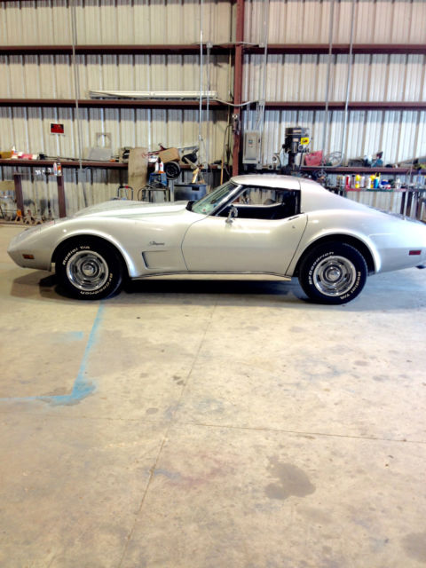 1974 Silver Chevrolet Corvette Coupe