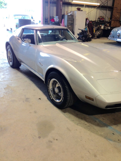1974 Silver Chevrolet Corvette Coupe