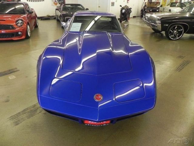 1974 Blue Chevrolet Corvette