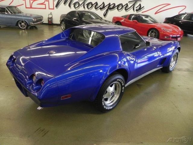 1974 Blue Chevrolet Corvette