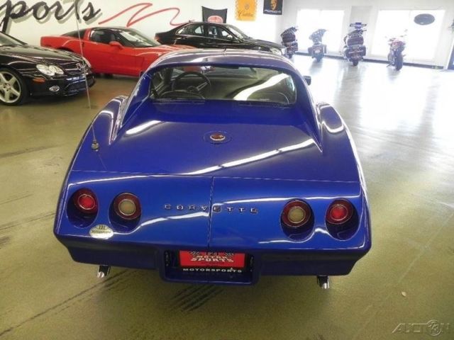 1974 Blue Chevrolet Corvette