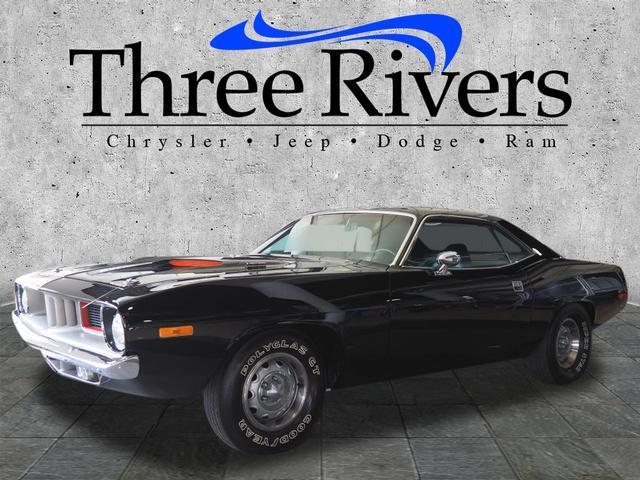 1974 Black Plymouth Barracuda Coupe