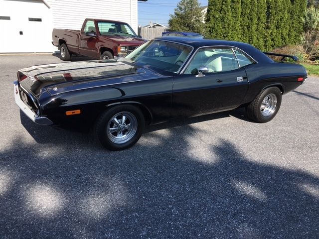 1974 Black Dodge Challenger Coupe
