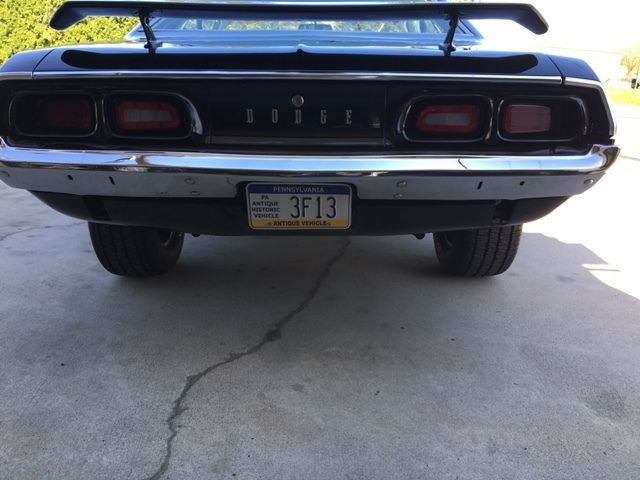 1974 Black Dodge Challenger Coupe