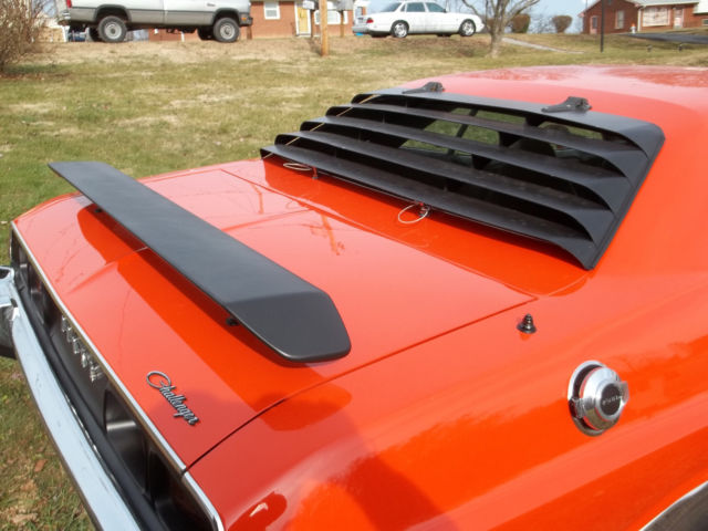 1974 Orange Dodge Challenger Coupe