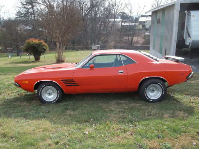 1974 Orange Dodge Challenger Coupe