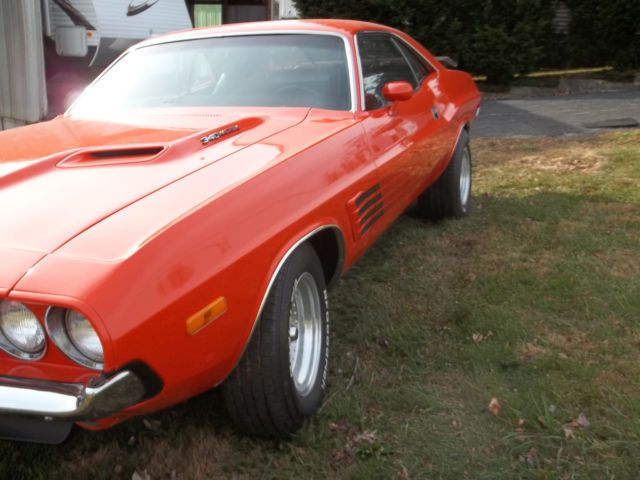 1974 Orange Dodge Challenger Coupe