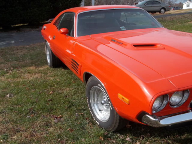 1974 Orange Dodge Challenger Coupe
