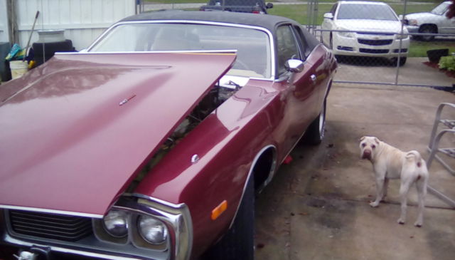 1974 Burgundy Dodge Charger