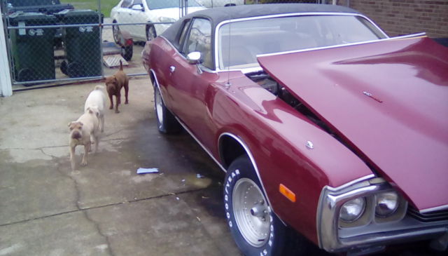 1974 Burgundy Dodge Charger