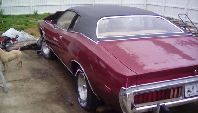 1974 Burgundy Dodge Charger