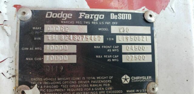 1974 Dodge Power Wagon