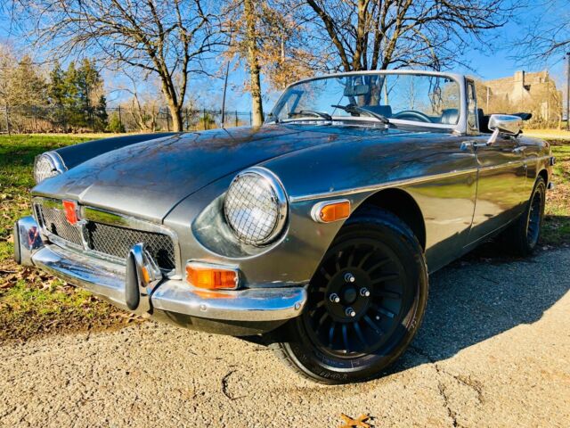 1974 Silver MG MGB Convertible