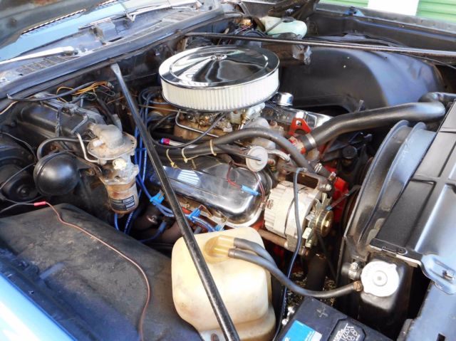 1974 Blue Chevrolet El Camino Crew Cab Pickup